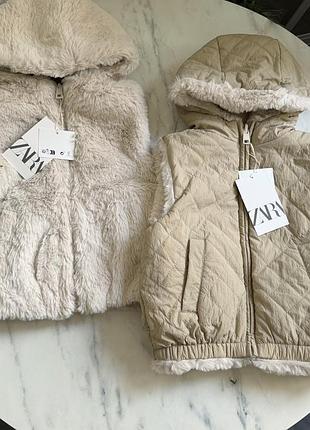 Жилет жилетка zara зара нова 2-3 роки (98)