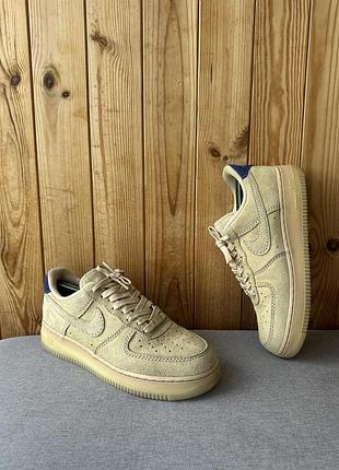 Замшеві чоловічі кросівки кеди взуття nike air force