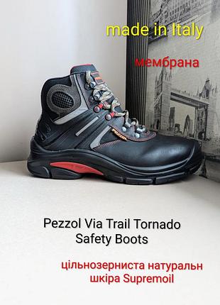 Ботинки рабочие защитная обувь pezzol via trail tornado safety boots (наш 44-43,5)