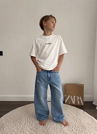 Джинси zara baggi голубі