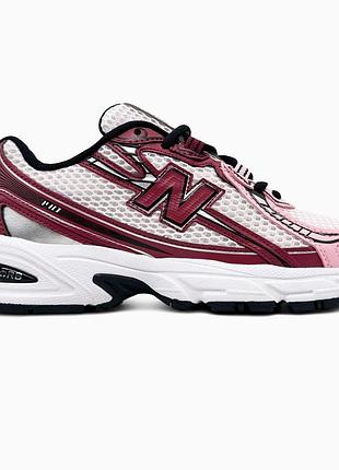 Кроссовки мужские, кроссовки женские, 1в1 люкс качество, кожа, new balance 740 washed burgundy/pink taffy, sky-nbl-0487