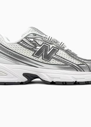 Кроссовки мужские, кроссовки женские, 1в1 люкс качество, кожа, new balance 740 white/silver, sky-nbl-0388