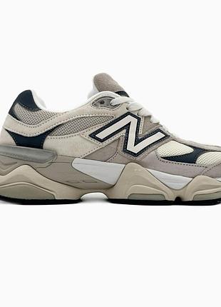 Кросівки чоловічі, кросівки жіночі, 1в1 люкс якість, шкіра, new balance 9060 moonrock linen 2.0, sky-nbl-0486