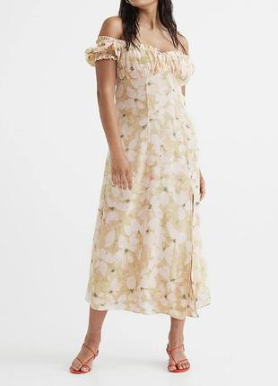 Платье миди h&amp;m (вискоза)