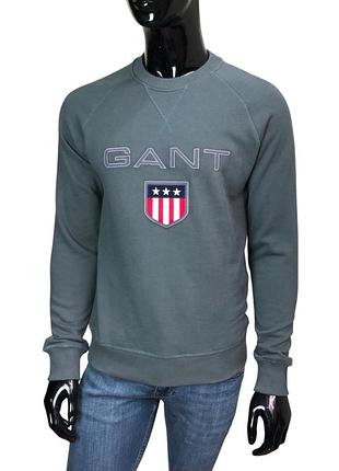 Чоловічий світшот gant. темно-сірий. xl