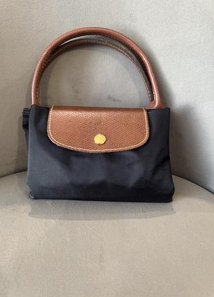 Сумка longchamp le pliage original m black
