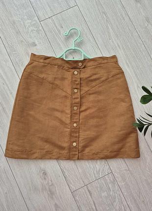 Юбка новая женская базовая меди h&amp;m