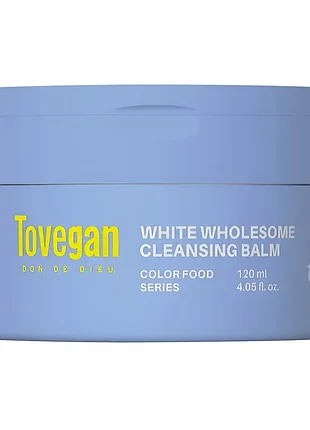 Очищающий бальзам для лица veregan color food series white wholesome cleansing balm, 120 мл