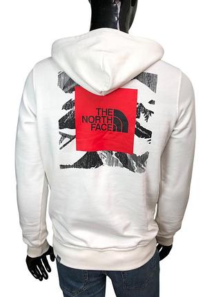 Мужской худи the north face. hb - 1489. белый. s