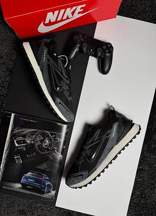 Чоловічі кросівки nike waffle s dark grey black