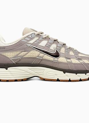 Кросівки чоловічі, кросівки жіночі, 1в1 люкс якість, шкіра, nike p-6000 se college grey light orewood, sky-nik-0738