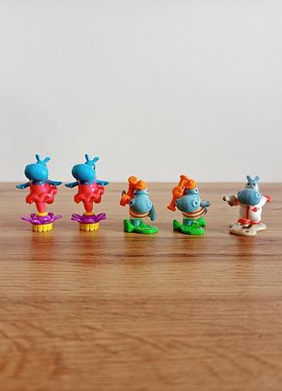 Игрушки kinder "бегемотики"