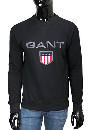 Мужской свитшот gant. черный. xl