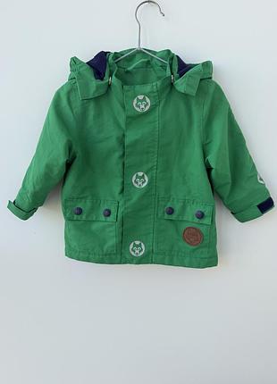 Демісезонна куртка на флісі kids by tchibo, розмір 74-80