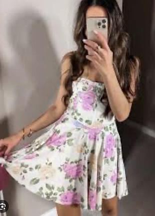 Zara сукня сарафан з корсетом 2