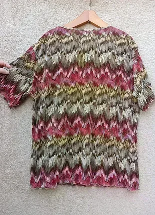 Кофта в мелкий плиссе,р52-54💟💟💟 2