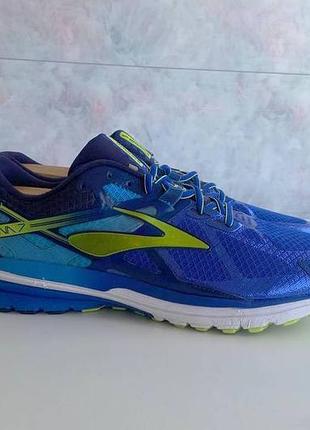 Brooks мужские спортивные кроссовки синего цвета беговые 44 размер