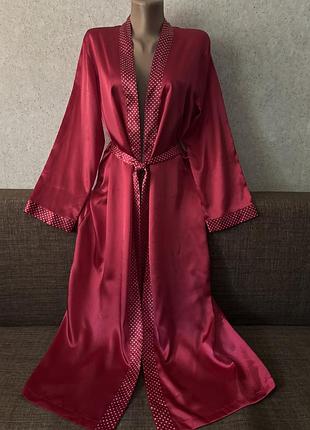 Атласний халат marks&spencer