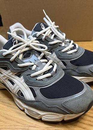 Кроссівки asics gel-nyc, розмір 46, оффвайт білий/сірий