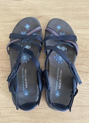 Жіночі спортивні босоніжки skechers memory foam, розмір 39 (устілка 25/26 см)