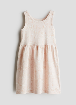 Хлопковое платье с узором h&amp;m