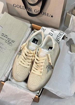 Жіночі кеди з зіркою golden goose deluxe brand ggdb голден гус  шкіра 41   в наявності балстар ballstar