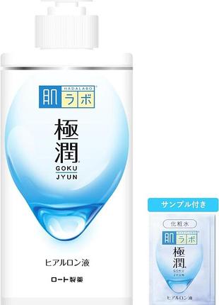 Hada labo гіалуроновий лосьон-гідратор gokujyun hydrating lotion 400 мл