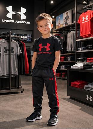Детские спортивные штаны under armour на мальчика 5-6 лет