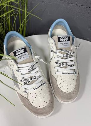 Жіночі кеди з зіркою golden goose deluxe brand ggdb голден гус  шкіра 36–41   в наявності балстар ballstar