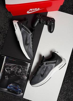 Чоловічі кросівки nike air running grey white black