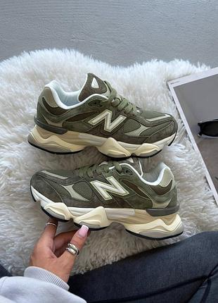 Кросівки new balance 9060 dark army