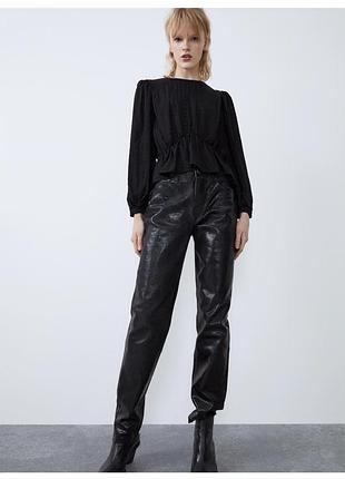 Актуальна укорочена блузка zara s 36 uk 8🔥🔥🔥