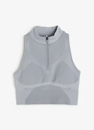 H&amp;m топ спортивный с вкладышами,р.l