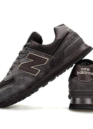 Мужские кроссовки new balance 574 m dark chocolate