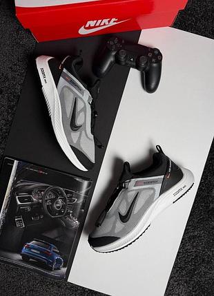 Чоловічі кросівки nike air running light grey black