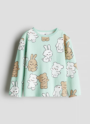 Лонгслів h&m ведмедики зайчики