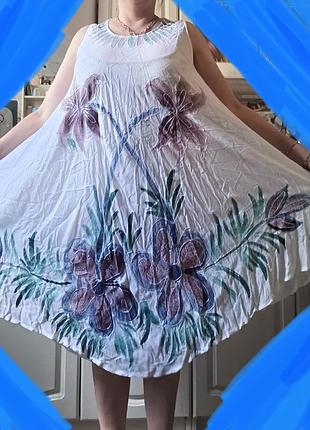Шикарный сарафан 💯 вискоза качество! индия производитель лёгкий