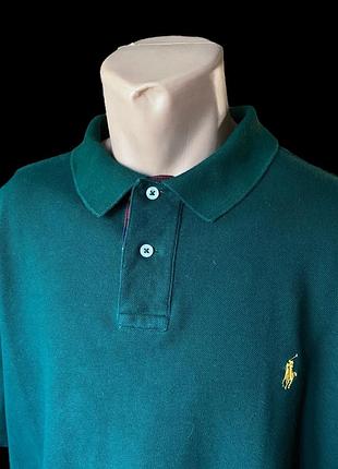 Polo ralph lauren зелена поло футболка xxl сорочка