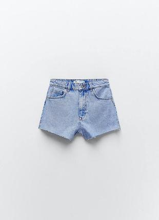 Джинсові шорти zara 36