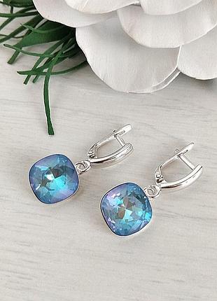 Сережки swarovski