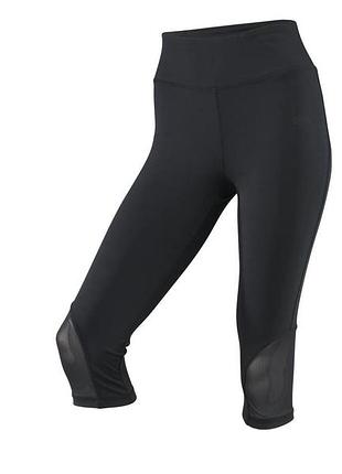 Спортивные леггинсы капри-бриджи для женщины crivit lycra® 495786 m черный
