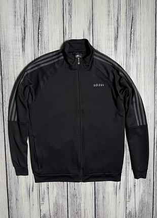 Adidas кофта оригинал чёрная размер xl