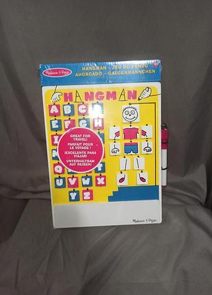 Настільна гра melissa & doug flip to win hangman (класична гра «шибениця» з відкидними елементами)