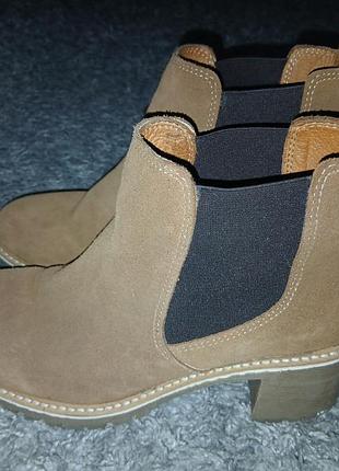 Ботинки деми in shoes новые замша размер 37-23.5см