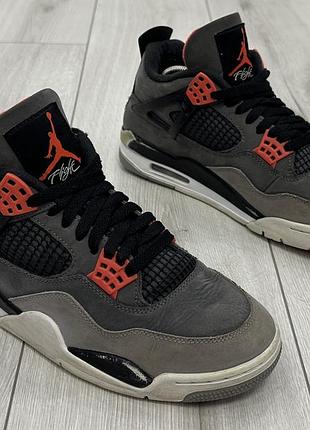 Чоловічі кросівки nike air jordan 4 retro infrared (26,5 см)