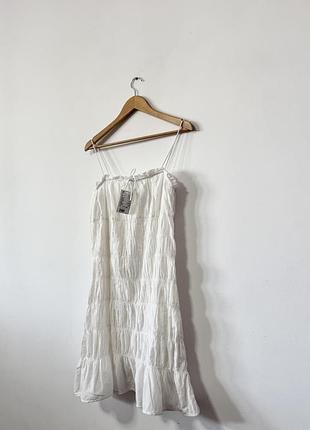 Нова котонова сукня на бретелях h&m🌿