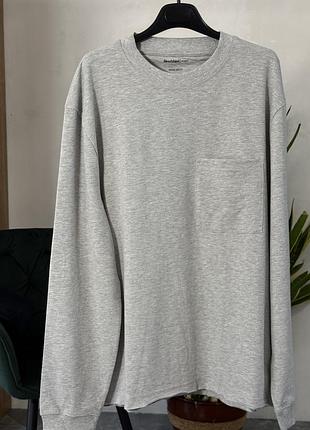 Світшот трикотажний чоловічий river island світло сірого кольору