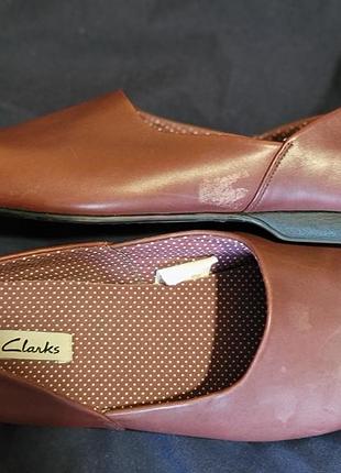 Туфли+человечи+clarks+коричневый+43+натуральная кожа