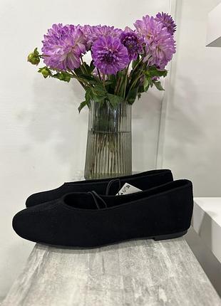 Замшеві балетки zara 36,37,38, 2180 грн