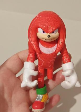 Фигурка соник фигурка sonic 3 movie knuckles, соник 3 наклз 12,7 см на ремонт, реставрацию, запчасти